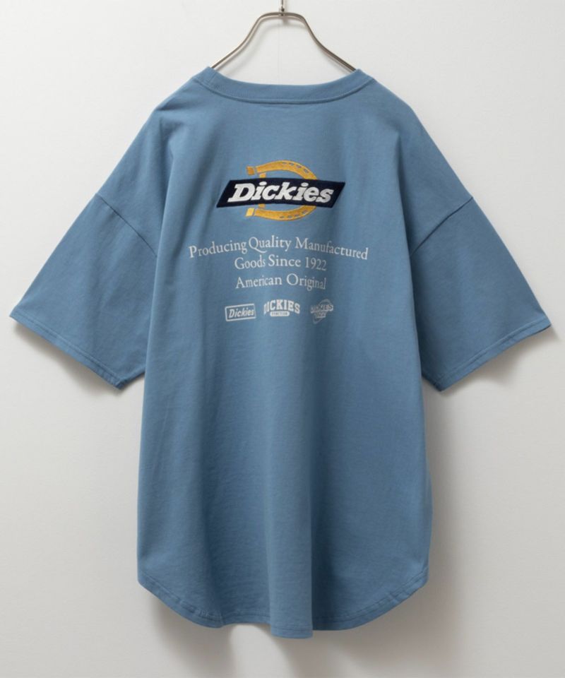 Dickies バック刺繍チュニック半袖Tシャツ レディース