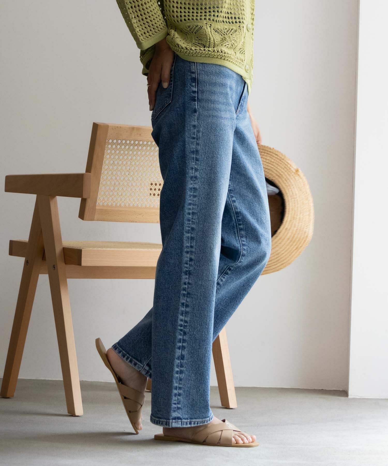 EDWIN  essentials ストレートパンツ レディース商品画像-3
