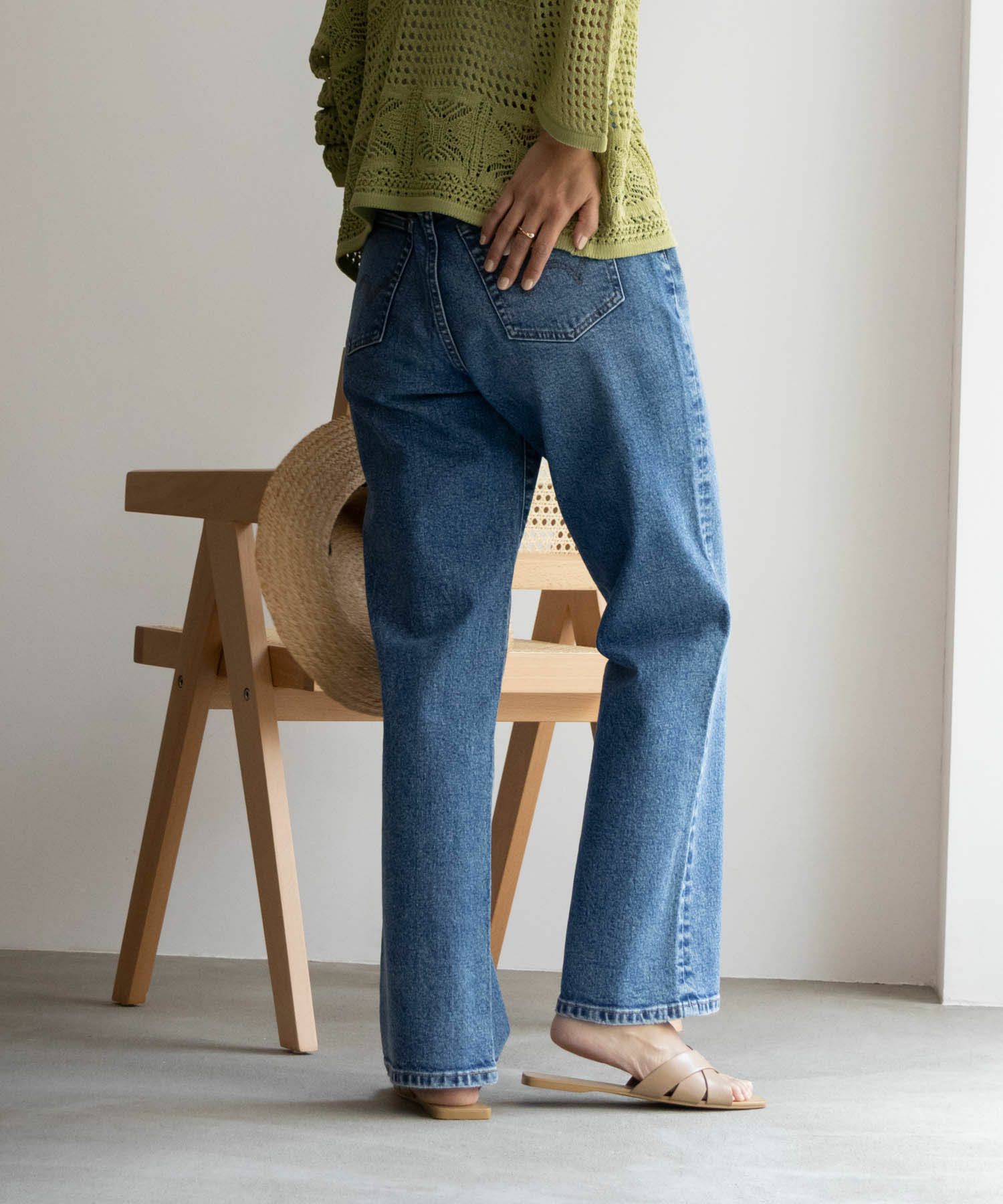 EDWIN  essentials ストレートパンツ レディース商品サムネイル-4
