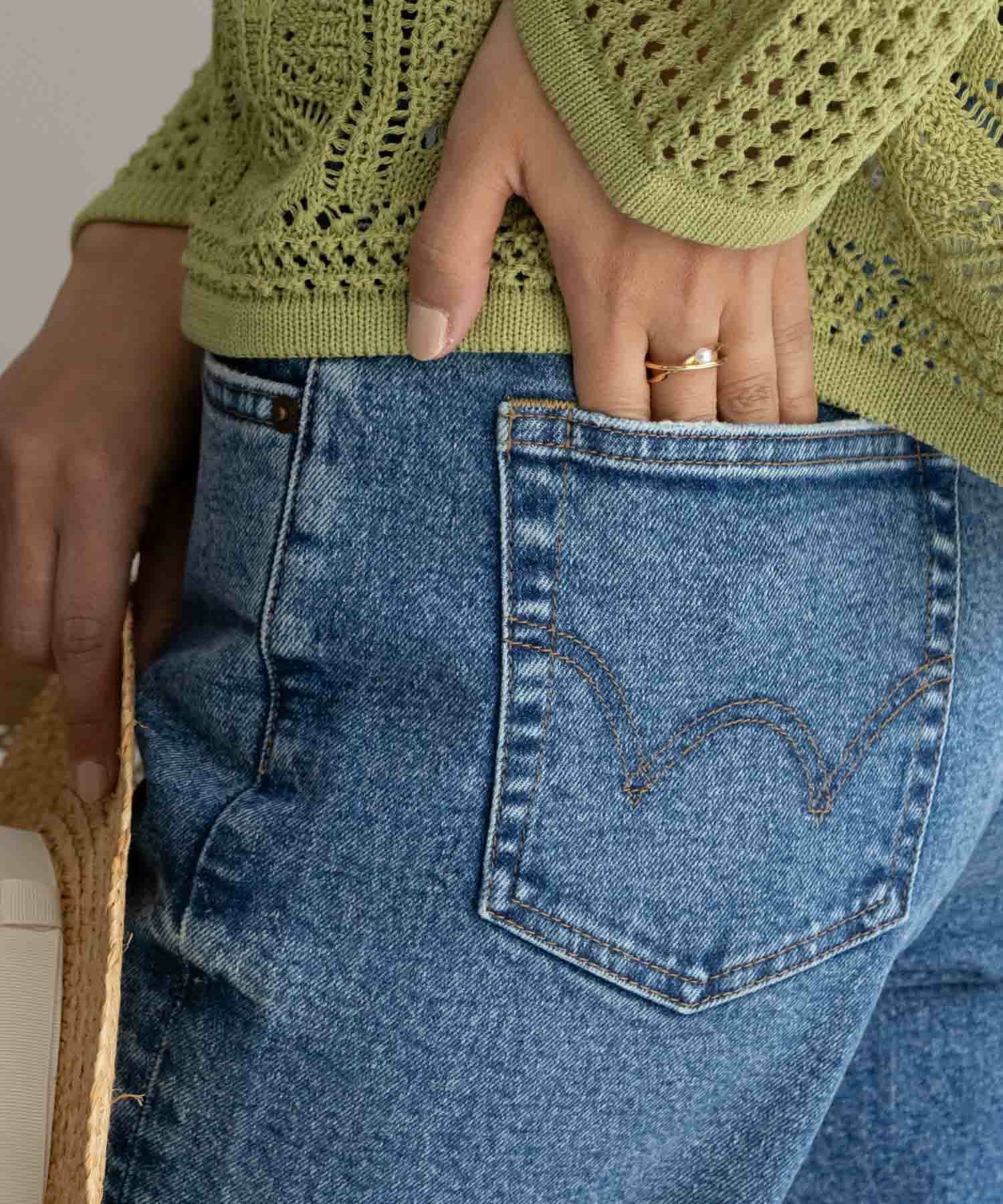 EDWIN  essentials ストレートパンツ レディース商品画像-6