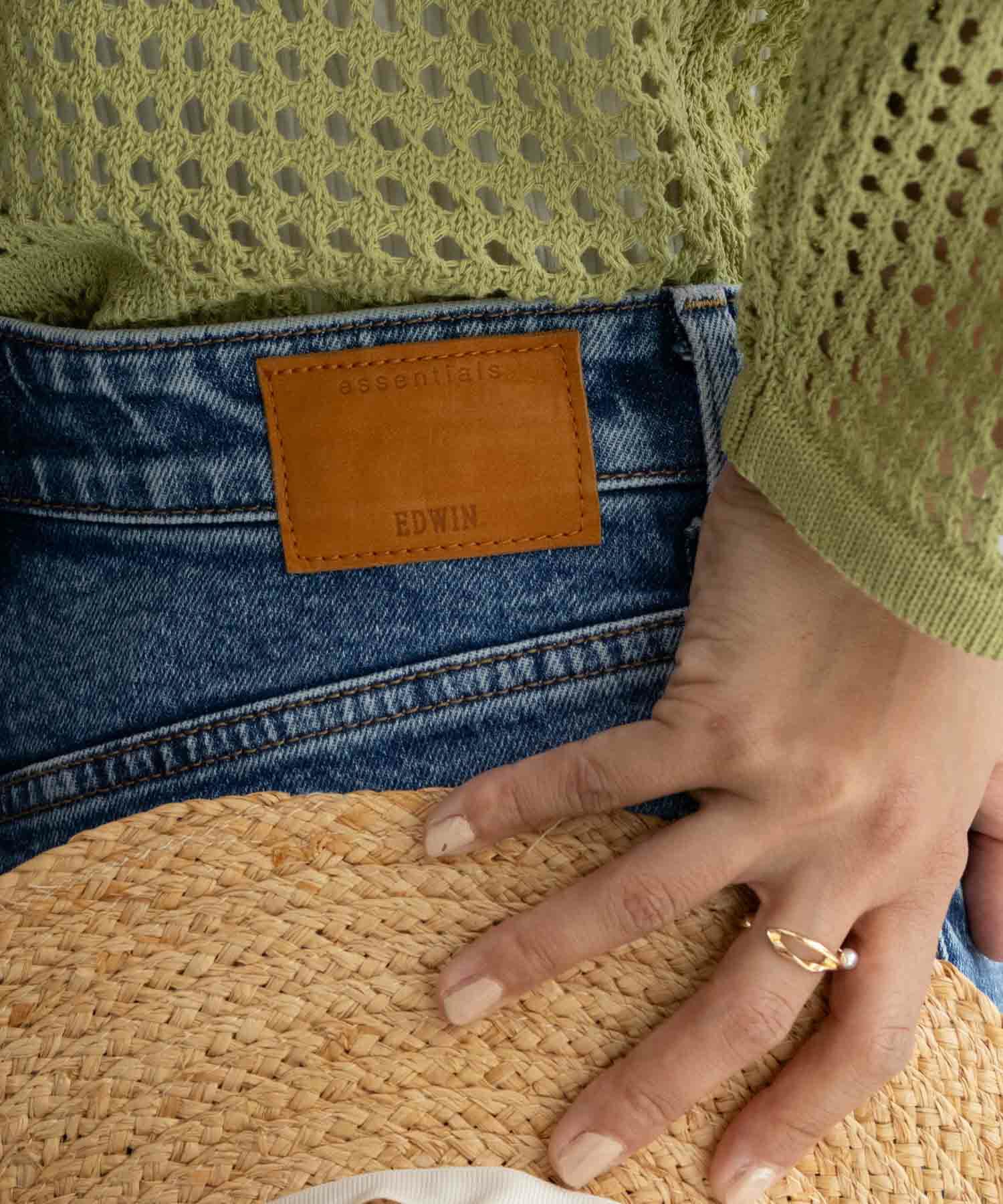 EDWIN  essentials ストレートパンツ レディース商品画像-7