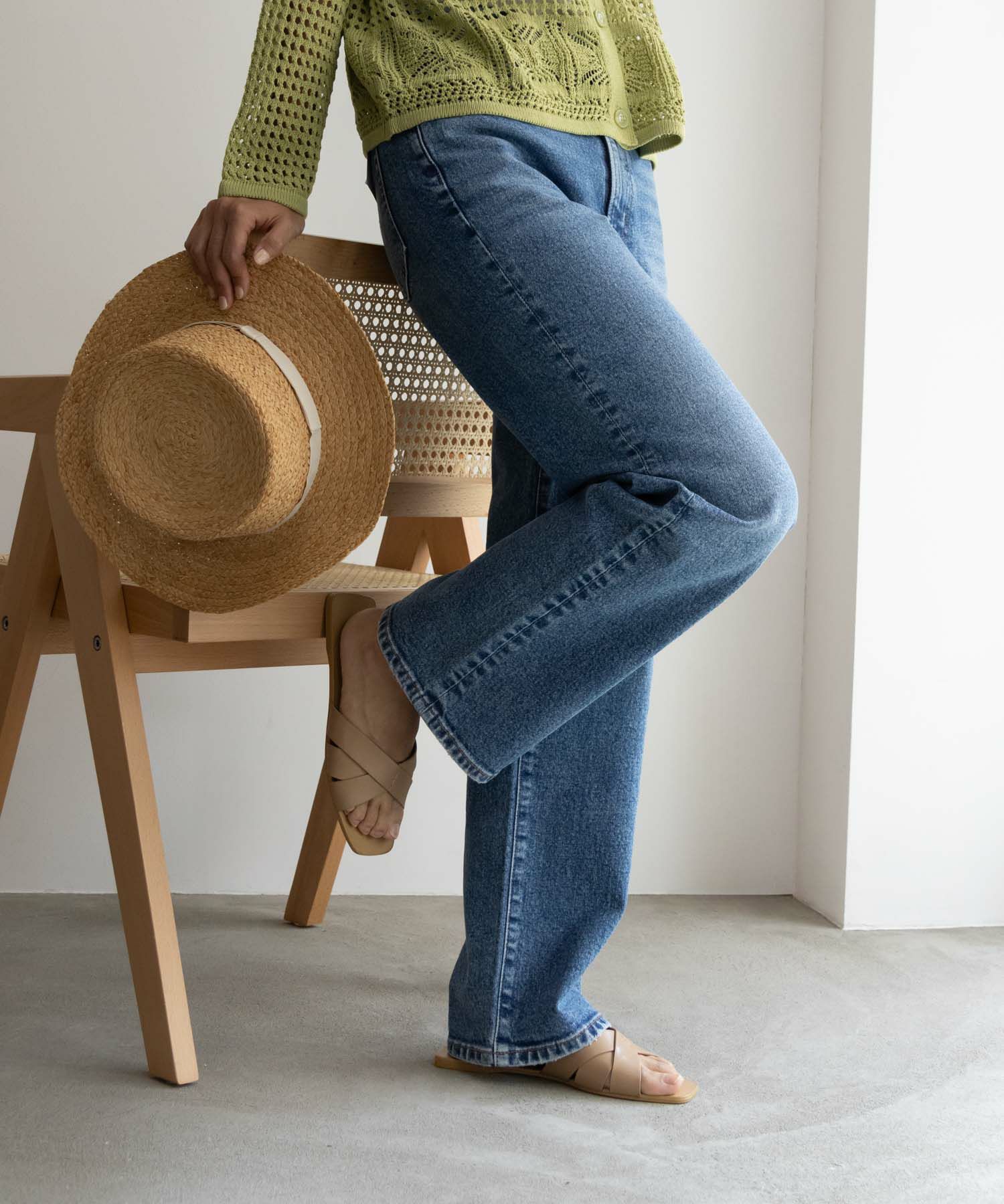 EDWIN  essentials ストレートパンツ レディース商品画像-9
