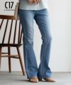 C17 ベーシックブーツカットパンツ レディース