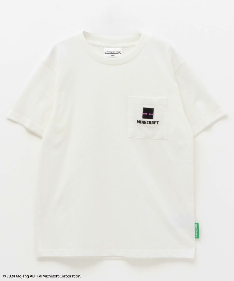 Minecraft マインクラフト 刺繍Tシャツ キッズ