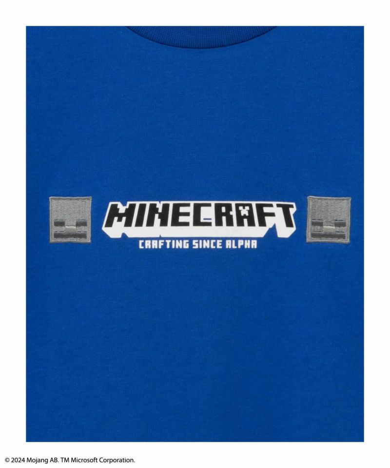 Minecraft マインクラフト 刺繍Tシャツ キッズ Minecraft マインクラフト 刺繍Tシャツ キッズ