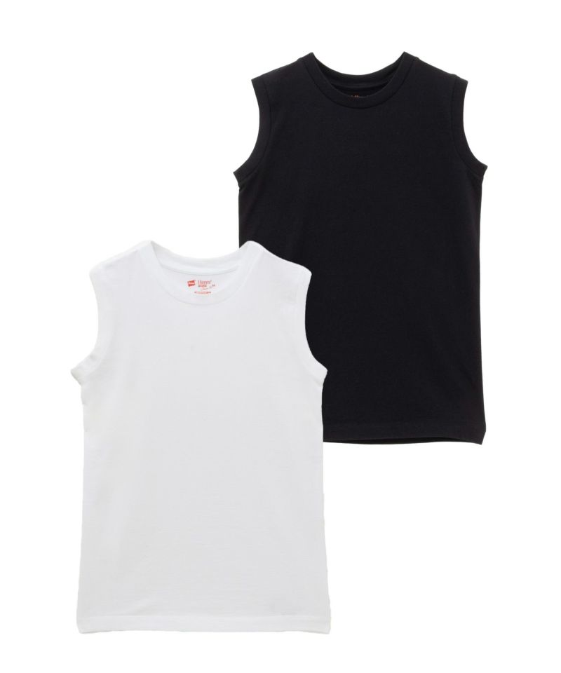【オンラインストア限定】Hanes  ジャパンフィット スリーブレスシャツ 2枚組 レディース商品画像-2