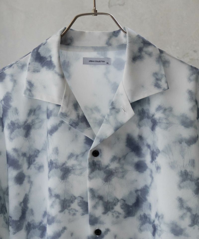 URBAN COLLECTION ポリトロショートスリーブ柄シャツ メンズ商品画像-7