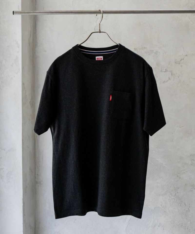 EDWIN  杢ショートスリーブTシャツ メンズ ネコポス 対応商品商品画像-2