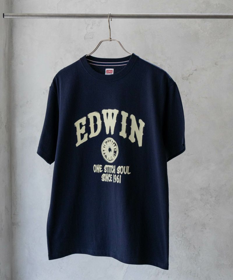 EDWIN プリントショートスリーブTシャツ メンズ