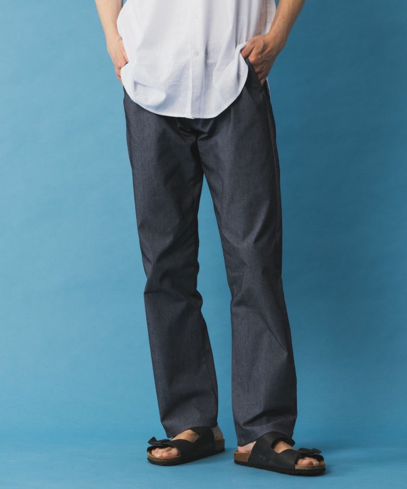 NAVY SARARI  裏メッシュドビーCOOLストレートパンツ メンズ商品画像-2