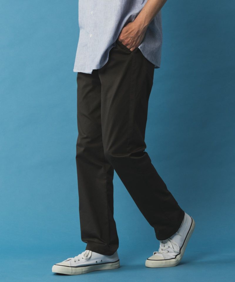 NAVY SARARI 裏メッシュドビーCOOLストレートパンツ メンズ商品画像-11