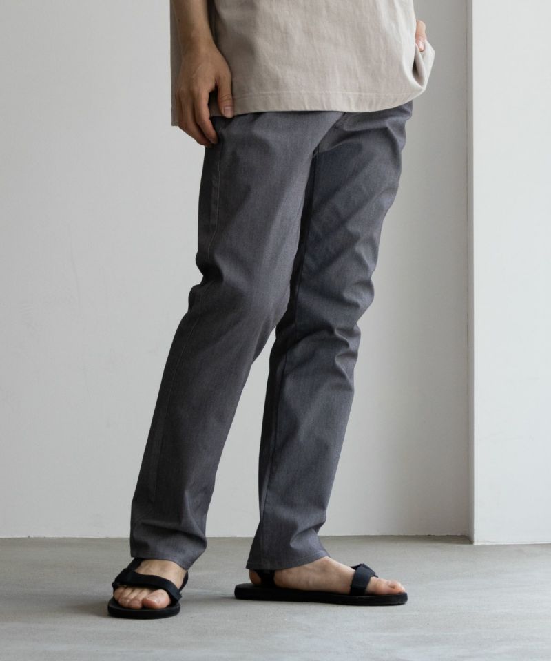 NAVY SARARI 裏メッシュドビーCOOLストレートパンツ メンズ