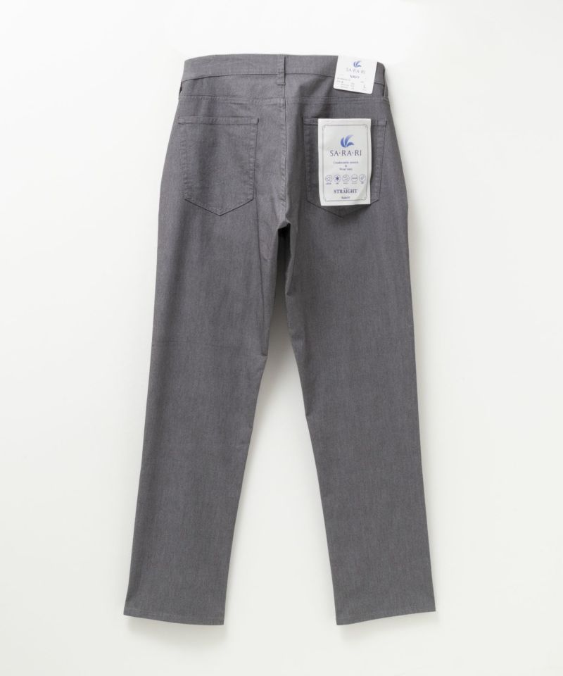 NAVY SARARI 裏メッシュドビーCOOLストレートパンツ メンズ商品画像-32