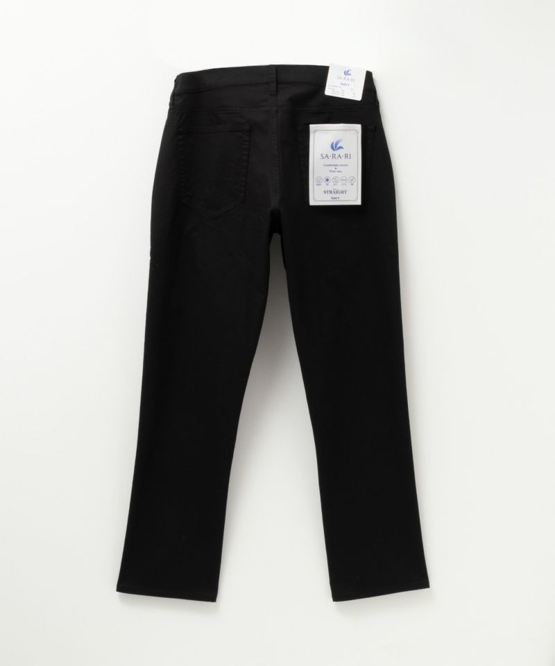 NAVY SARARI 裏メッシュドビーCOOLストレートパンツ メンズ商品画像-36