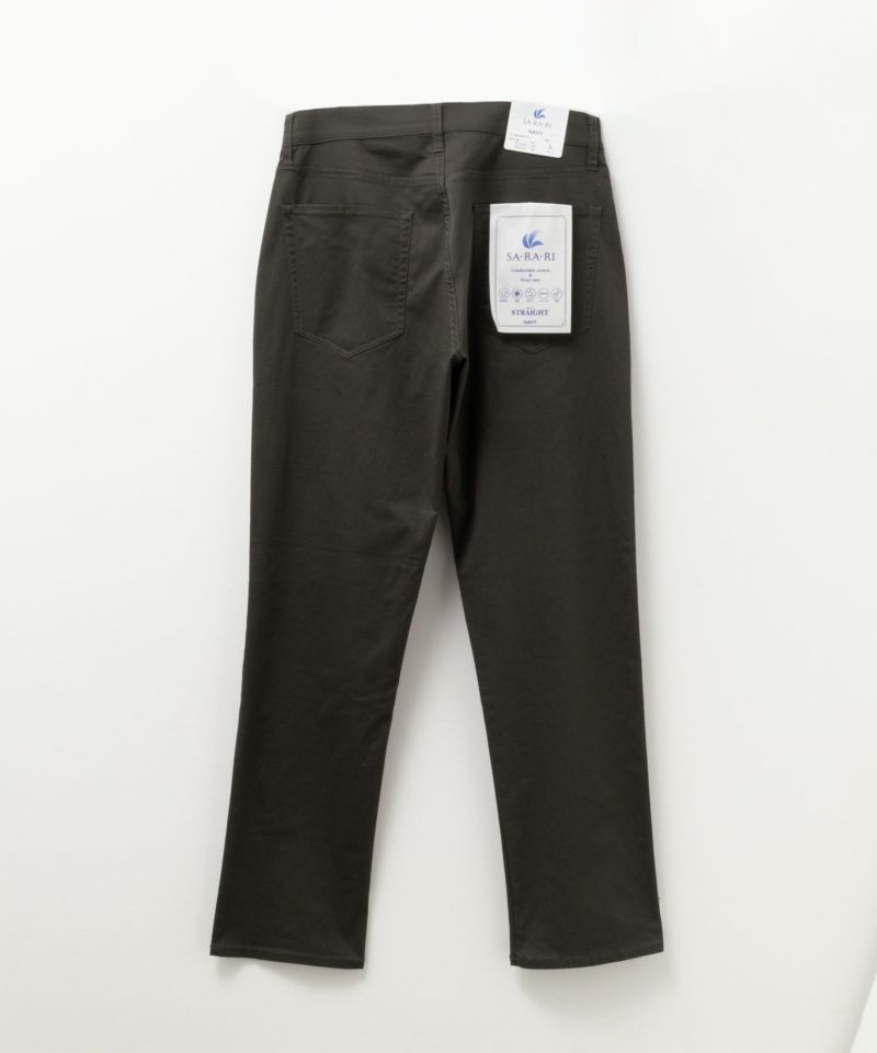 NAVY SARARI 裏メッシュドビーCOOLストレートパンツ メンズ商品画像-38