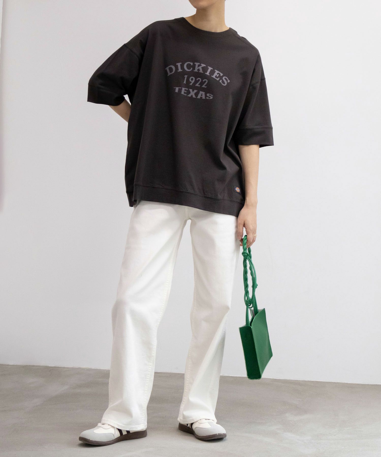 Dickies  切替えルーズシルエットTシャツ レディース メール便 対応商品商品サムネイル-6