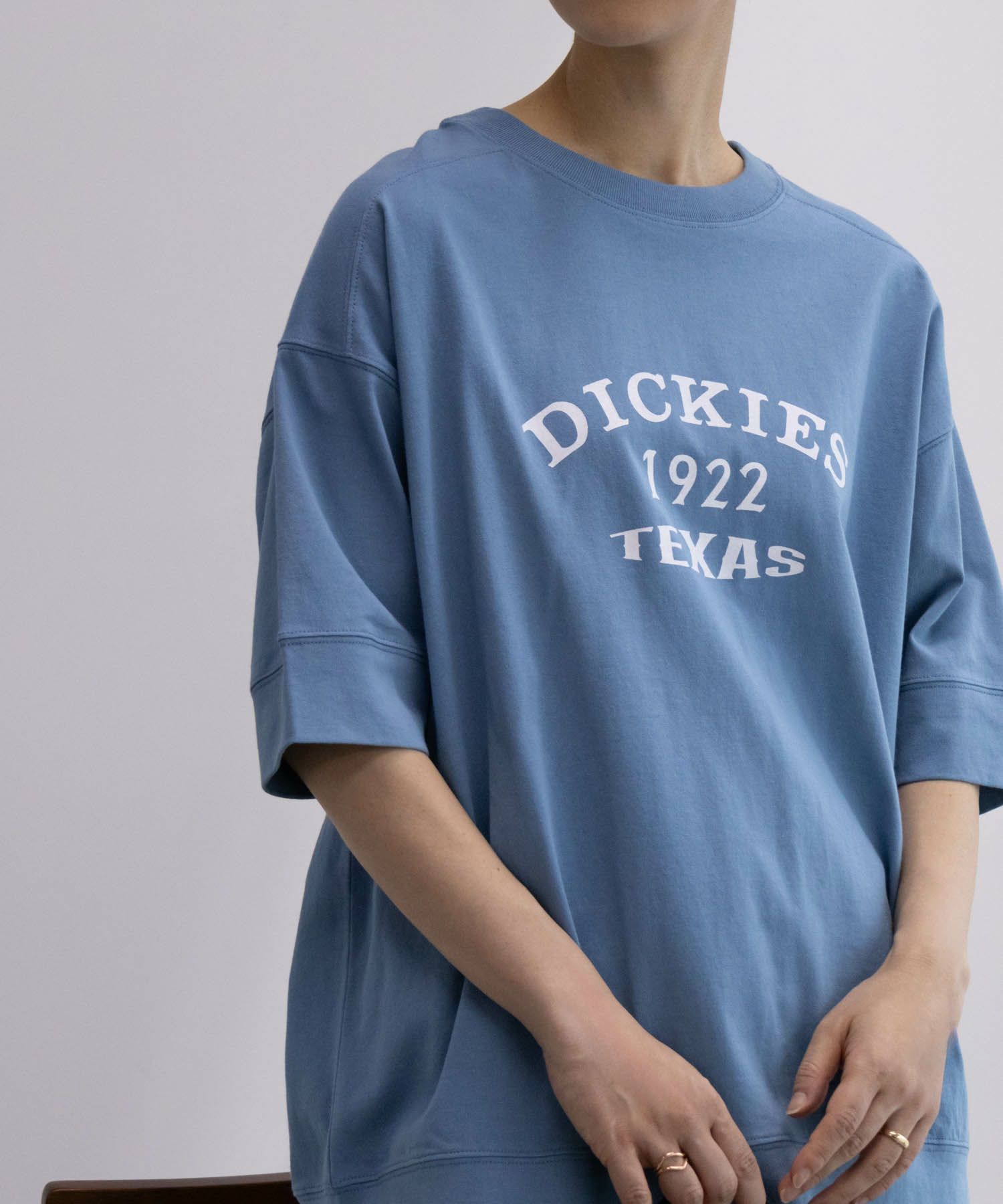 Dickies  切替えルーズシルエットTシャツ レディース メール便 対応商品商品画像-15