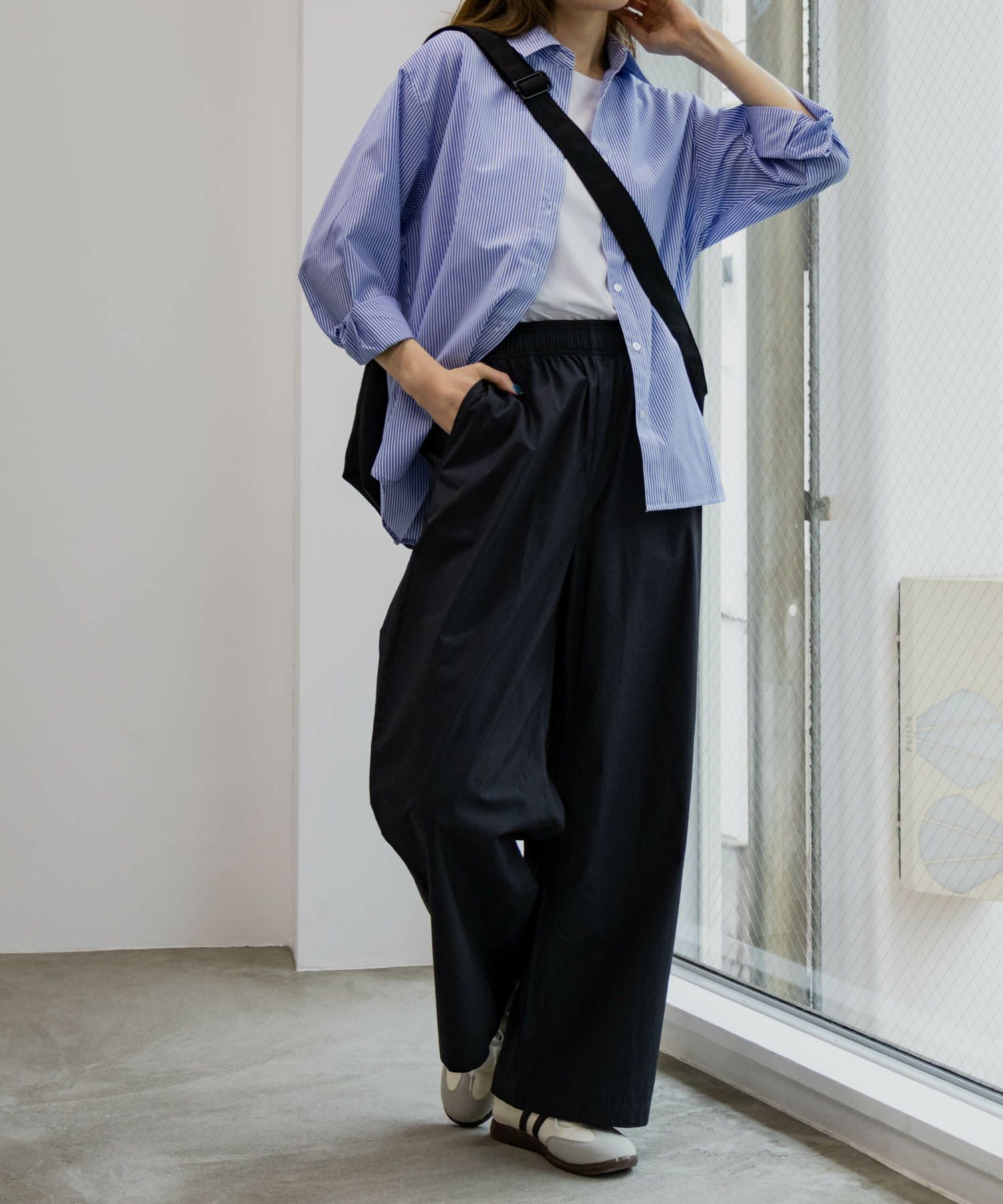 Dickies コットンダンプワイドパンツ レディース