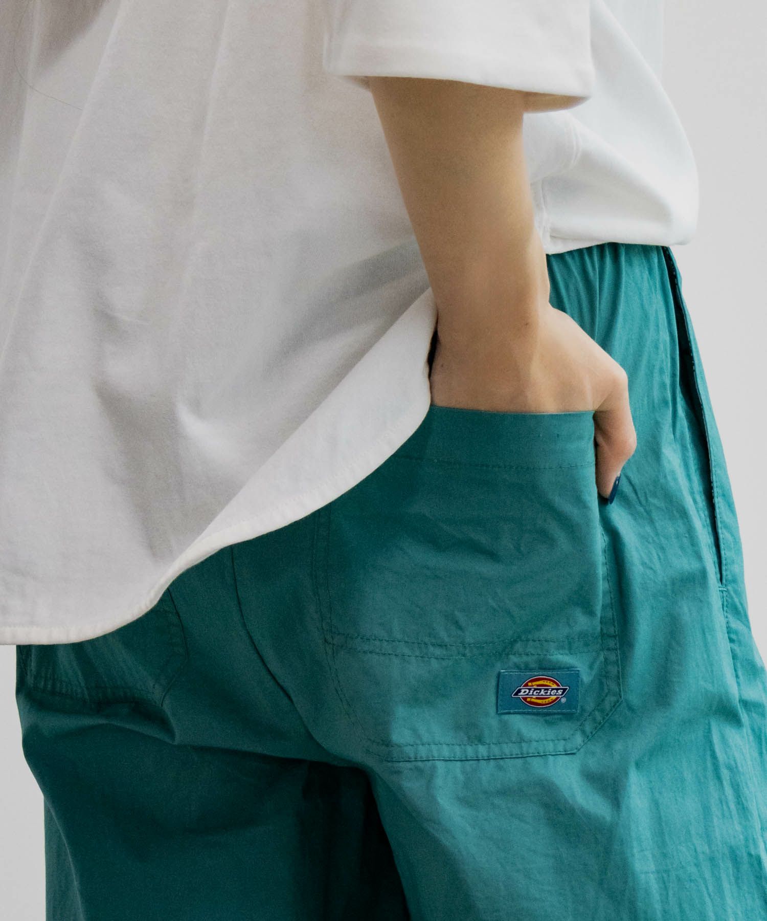 Dickies コットンダンプワイドパンツ レディース