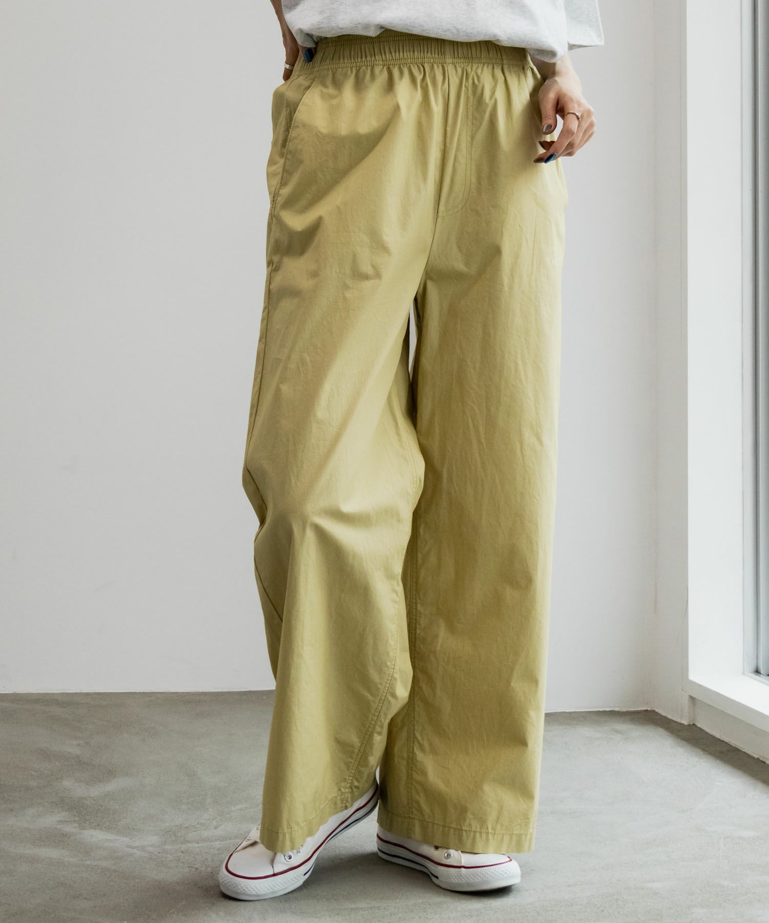 Dickies コットンダンプワイドパンツ レディース