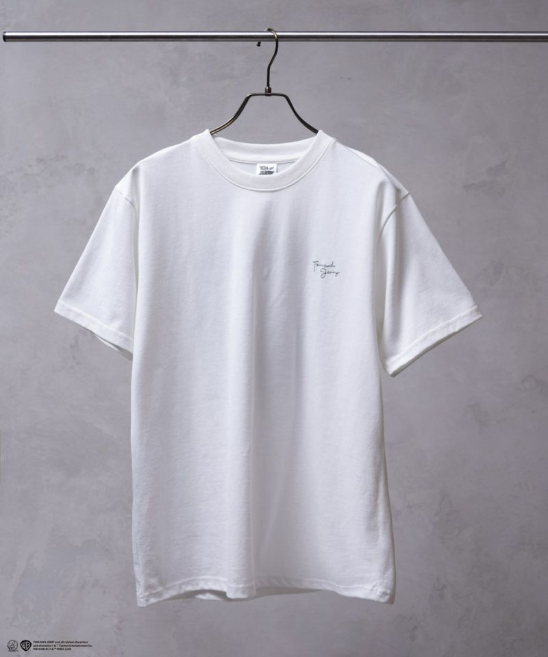Tom and Jerry サテンアップリケTシャツ メンズ ネコポス 対応商品商品画像-2