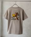 Tom and Jerry ジェリー タフィー サガラ刺繍Tシャツ メンズ ネコポス 対応商品