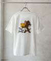 Tom and Jerry ジェリー タフィー サガラ刺繍Tシャツ メンズ ネコポス 対応商品