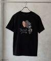 Tom and Jerry ジェリー タフィー サガラ刺繍Tシャツ メンズ ネコポス 対応商品