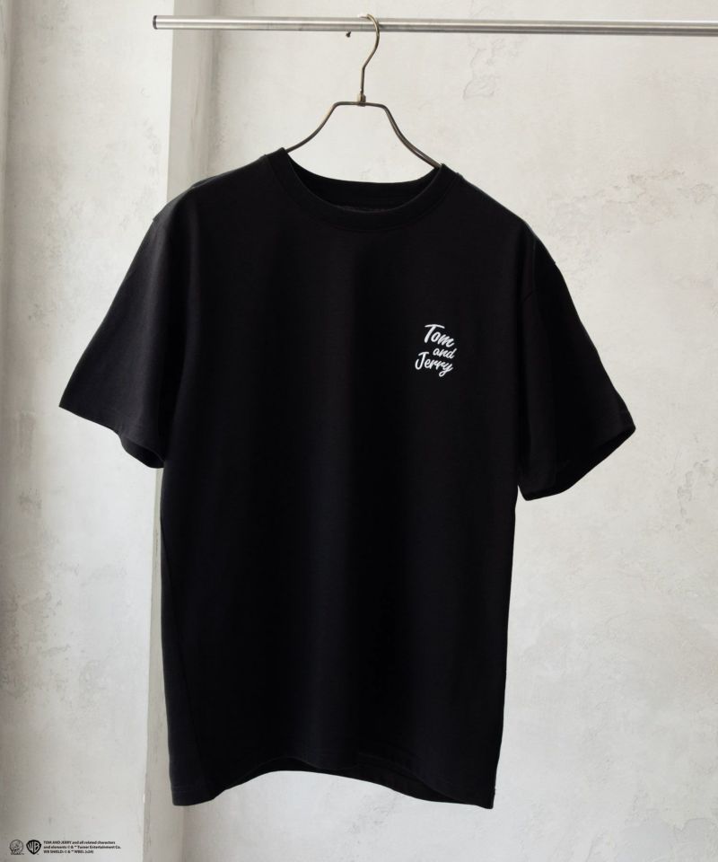 Tom and Jerry バックプリントロゴ刺繍Tシャツ メンズ メール便 対応商品商品画像-2