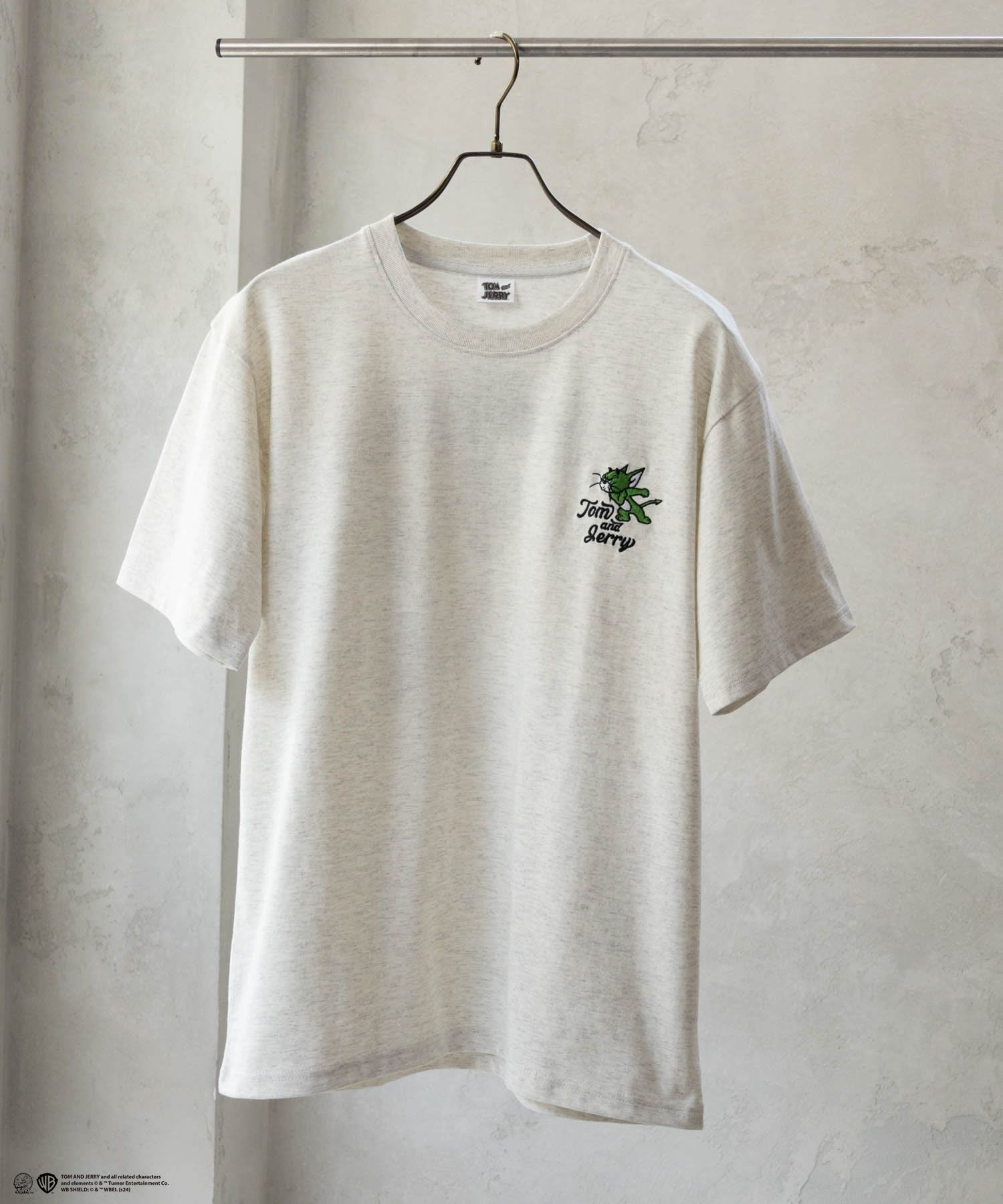 Tom and Jerry バックプリントロゴ刺繍Tシャツ メンズ メール便 対応商品商品画像-6