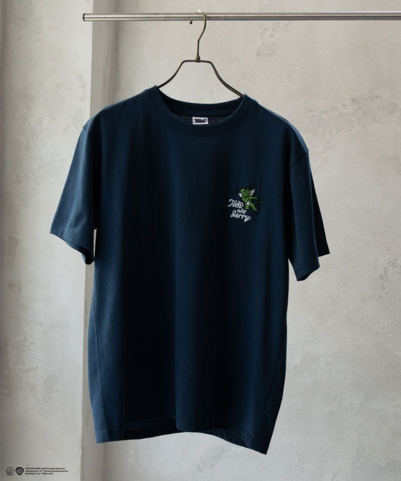 Tom and Jerry バックプリントロゴ刺繍Tシャツ メンズ メール便 対応商品商品画像-8