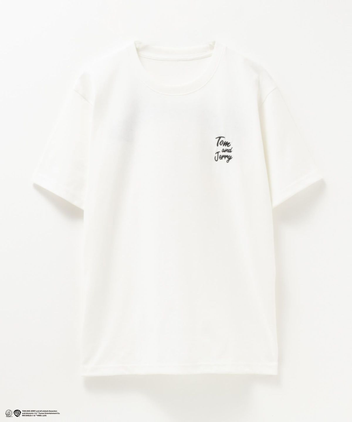 Tom and Jerry バックプリントロゴ刺繍Tシャツ メンズ ネコポス 対応商品