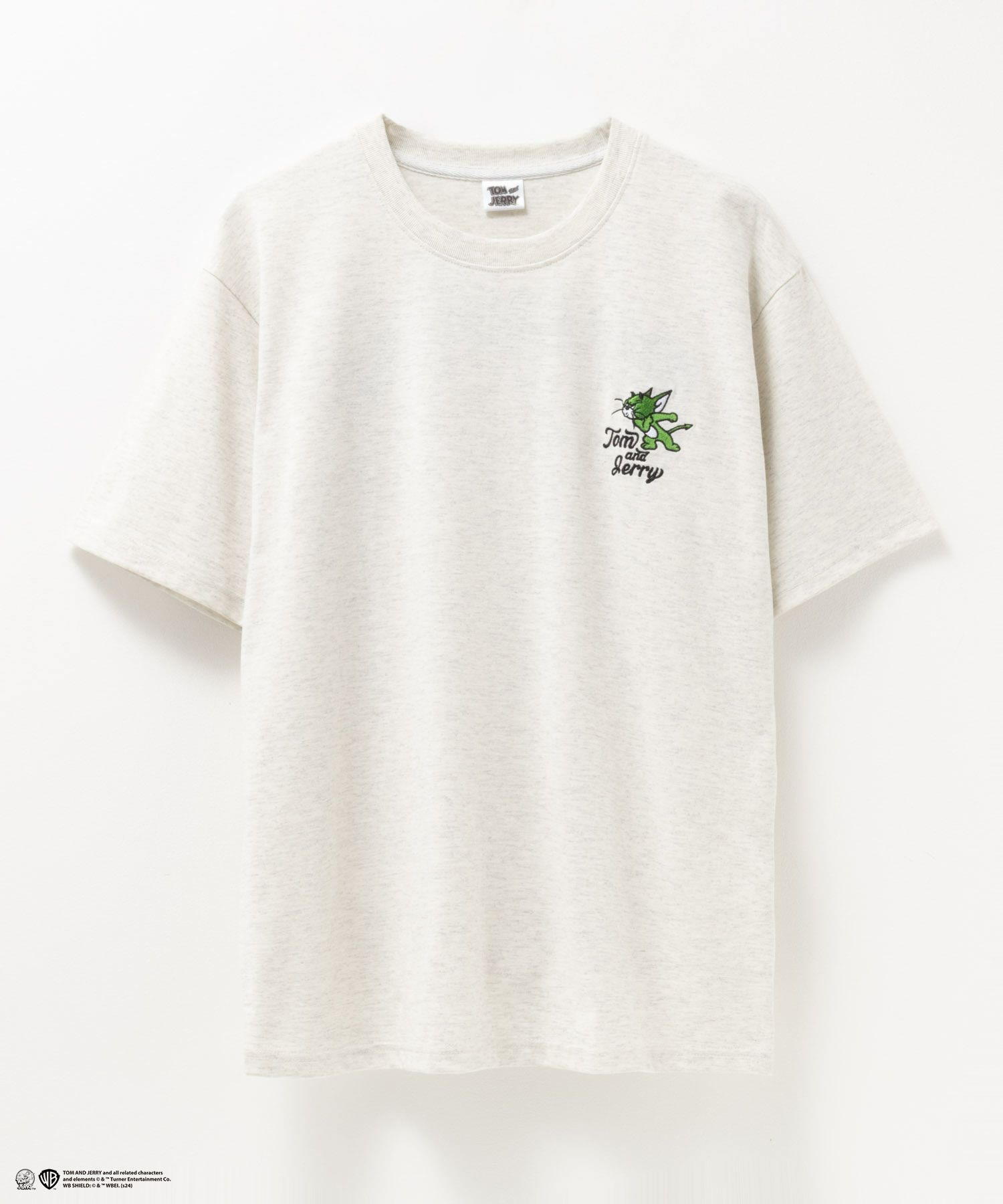 Tom and Jerry バックプリントロゴ刺繍Tシャツ メンズ ネコポス 対応商品