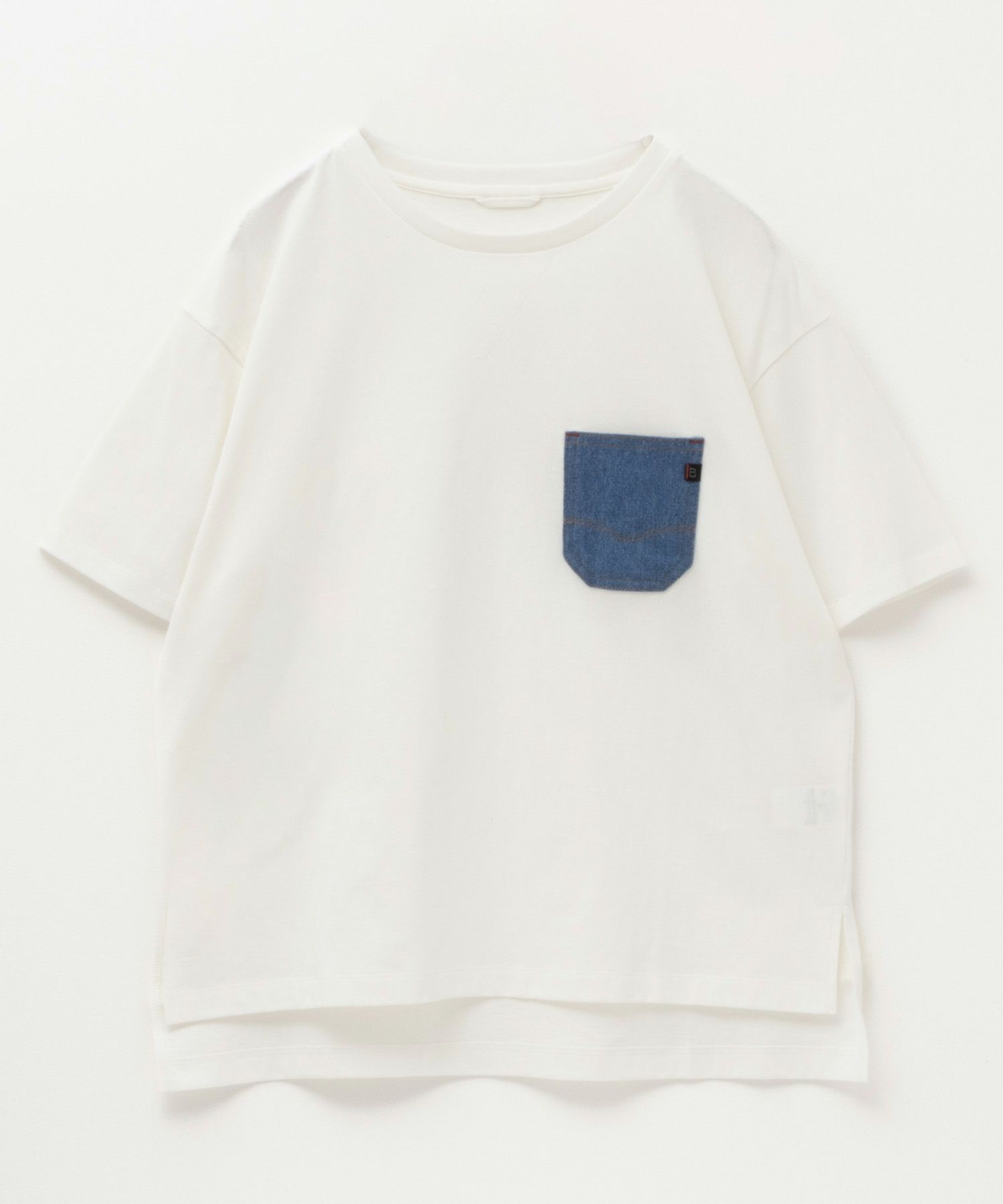 C17  デニムポケットTシャツ レディース メール便 対応商品商品画像-4
