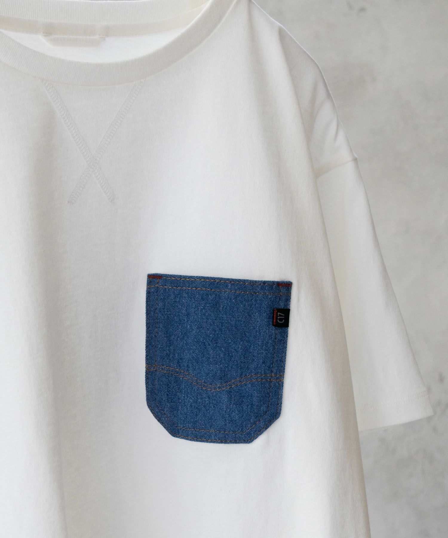 C17 デニムポケットTシャツ レディース ネコポス 対応商品