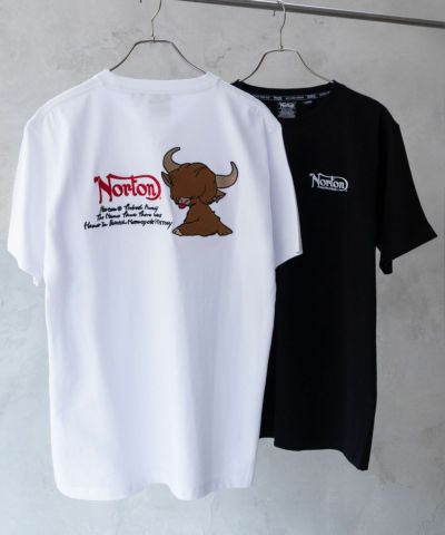 Norton マックス刺繍ワッフルヘンリーネックTシャツ メンズ