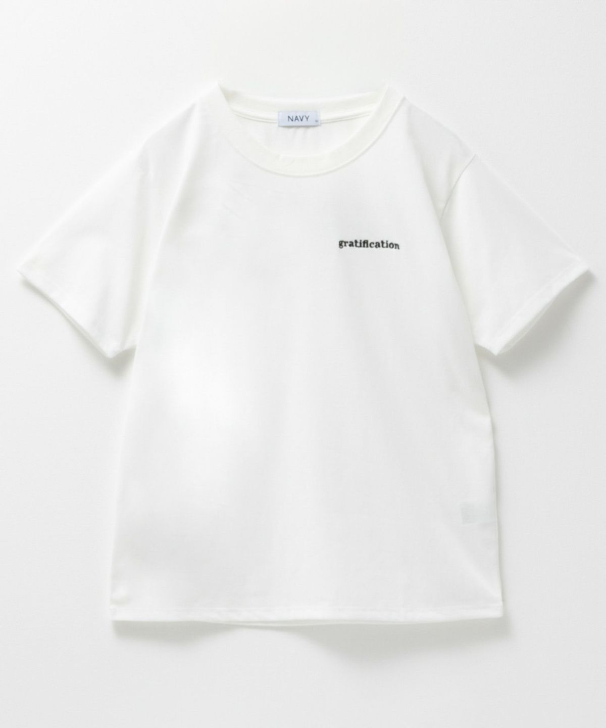 NAVY 刺繍Tシャツ レディース ネコポス 対応商品