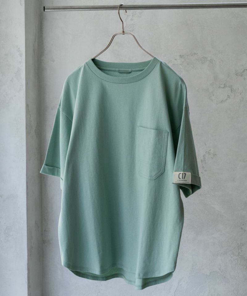 C17  ポケットTシャツ レディース ネコポス 対応商品商品画像-2