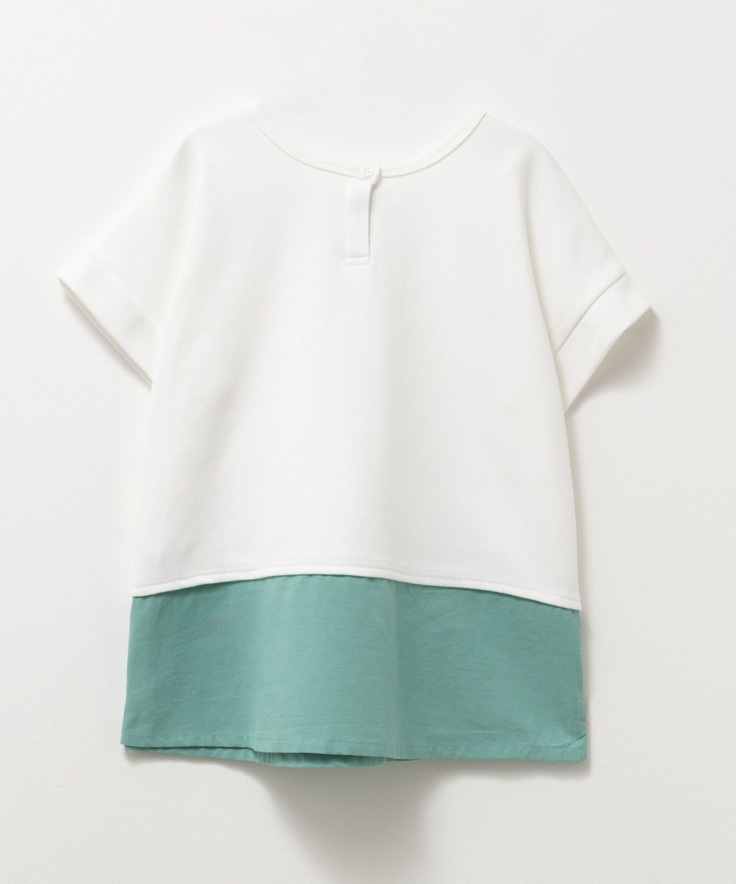 NAVY  ポンチ素材 2WAYチュニック キッズ メール便 対応商品商品画像-4