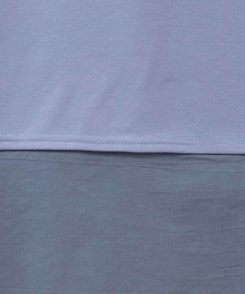 NAVY  ポンチ素材 2WAYチュニック キッズ メール便 対応商品商品画像-9