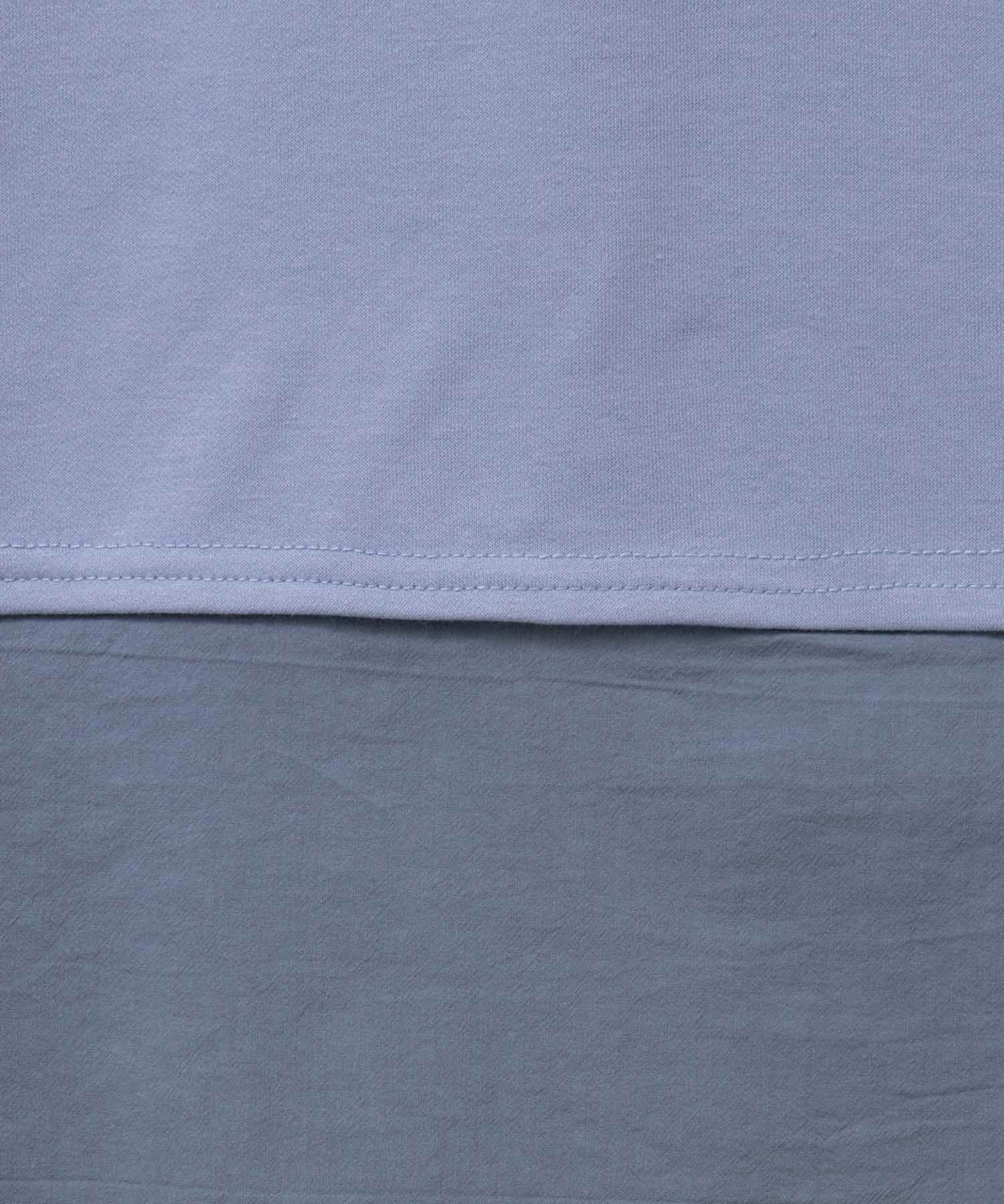 NAVY  ポンチ素材 2WAYチュニック キッズ メール便 対応商品商品画像-9