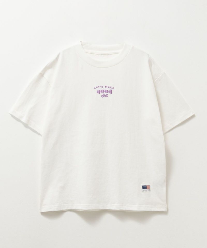 NAVY USコットン 刺繍Tシャツ キッズ ネコポス 対応商品商品画像-1