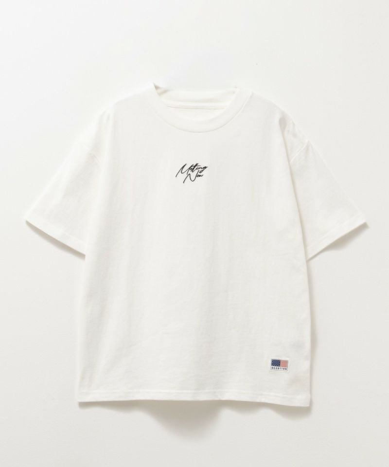 NAVY USコットン 刺繍Tシャツ キッズ ネコポス 対応商品商品画像-1
