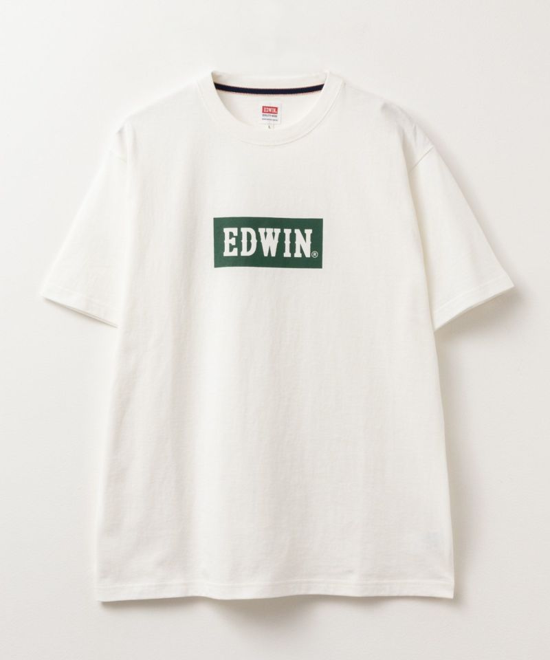 EDWIN ボックスロゴ ショートスリーブTシャツ メンズ