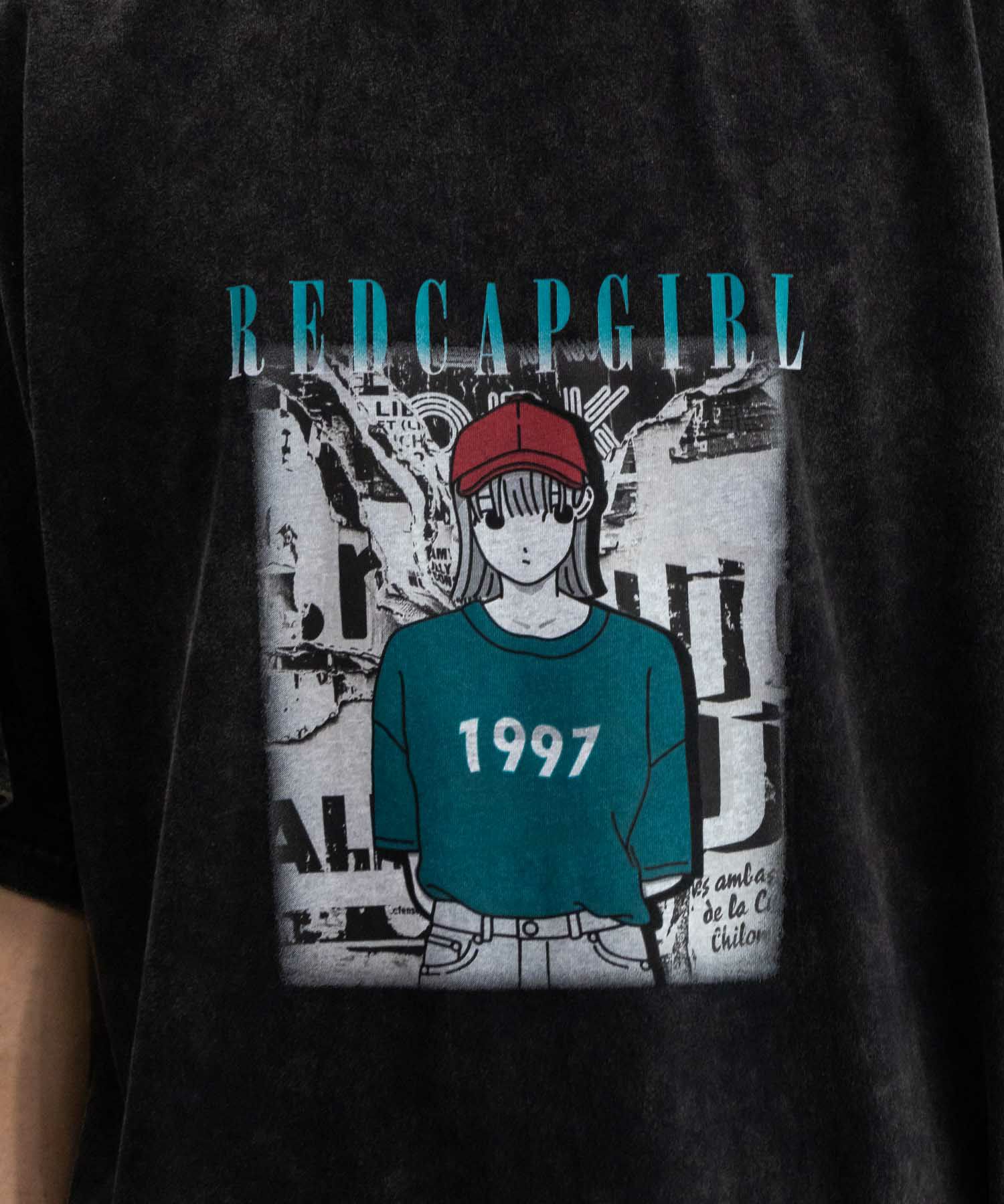 [期間限定価格]【オンラインストア限定】RED CAP GIRL  スノーウォッシュ加工Tシャツ メンズ メール便 対応商品商品画像-7