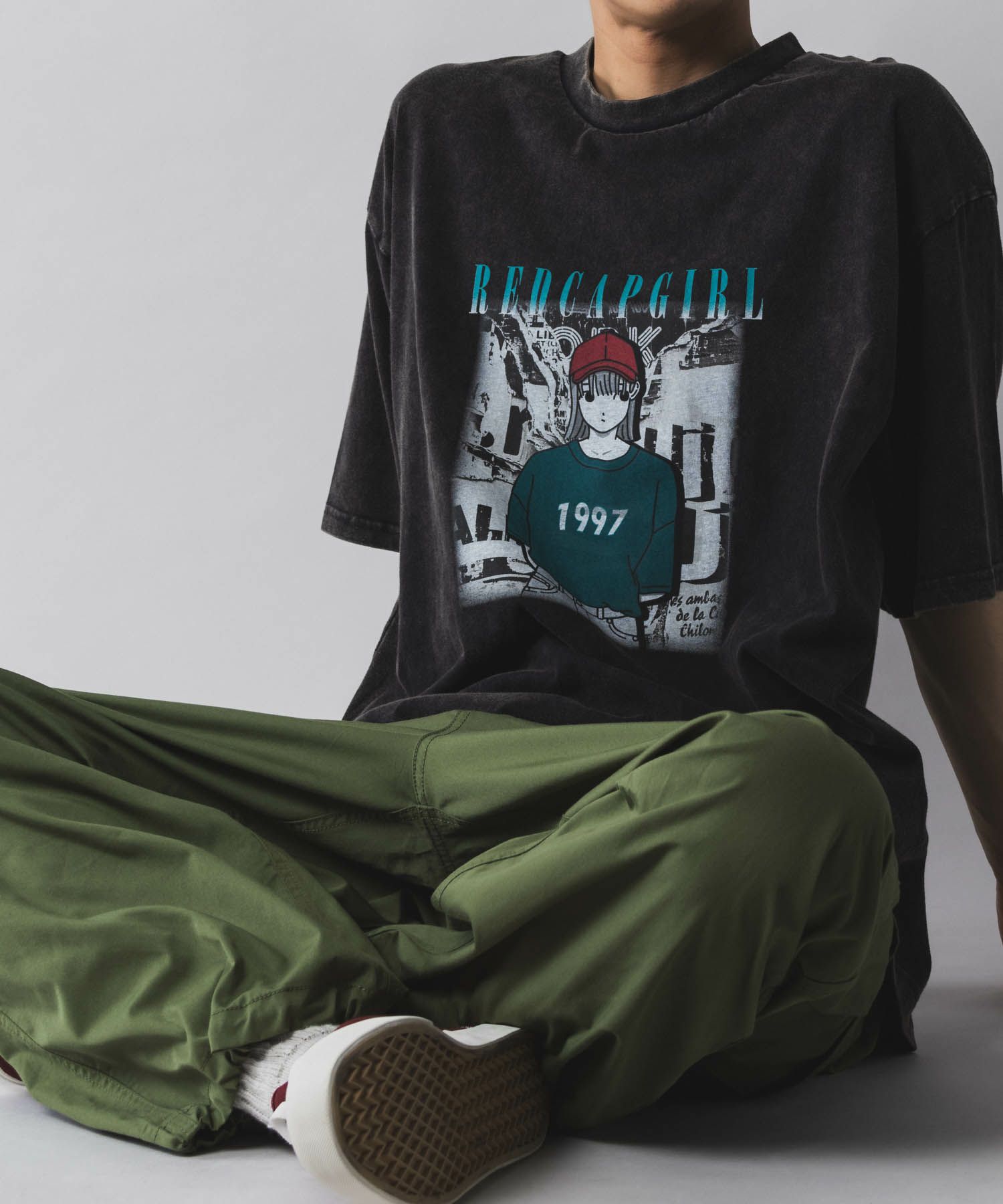 [期間限定価格]【オンラインストア限定】RED CAP GIRL  スノーウォッシュ加工Tシャツ メンズ メール便 対応商品商品画像-11