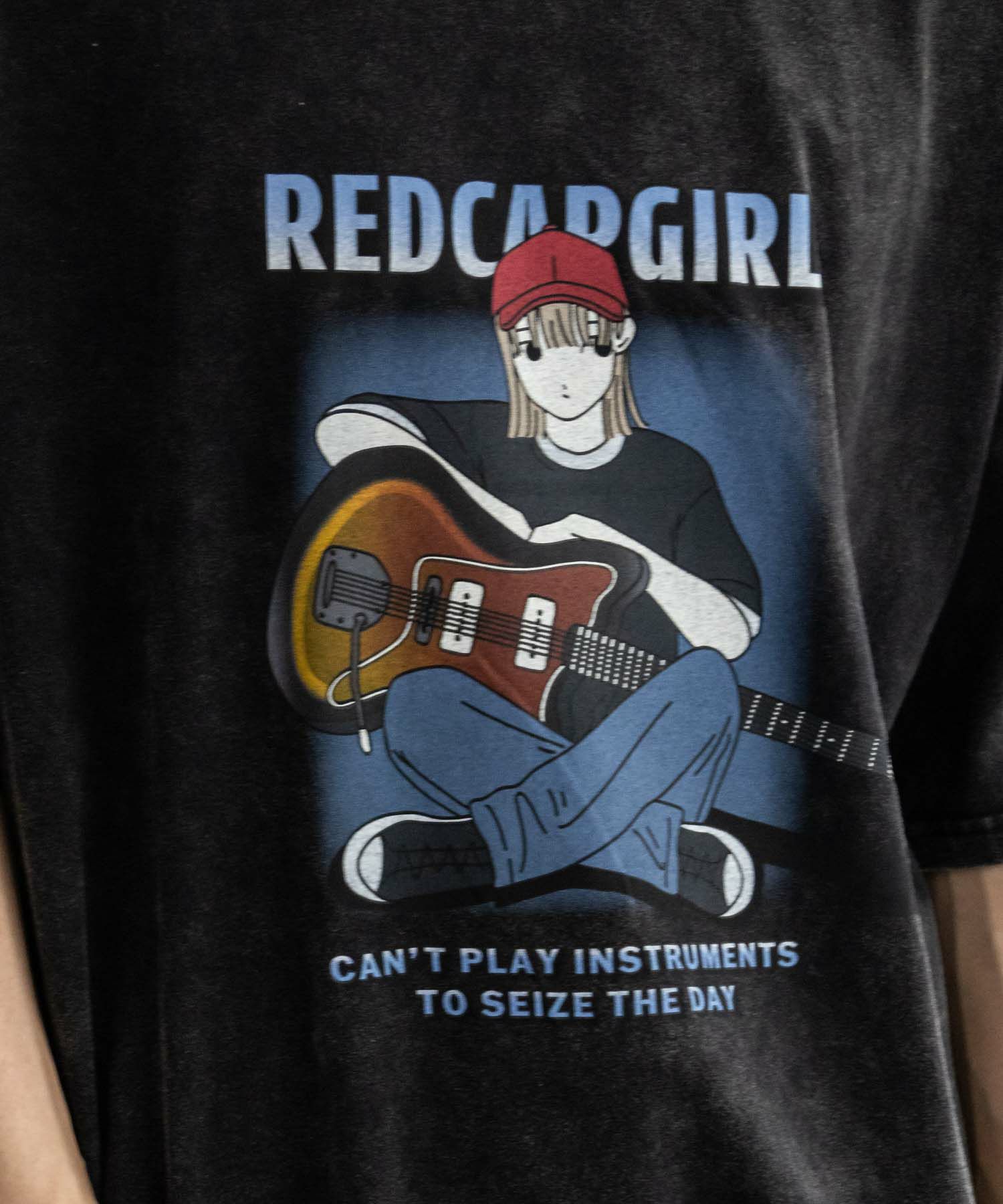 【オンラインストア限定】RED CAP GIRL スノーウォッシュ加工Tシャツ メンズ メール便 対応商品商品画像-16