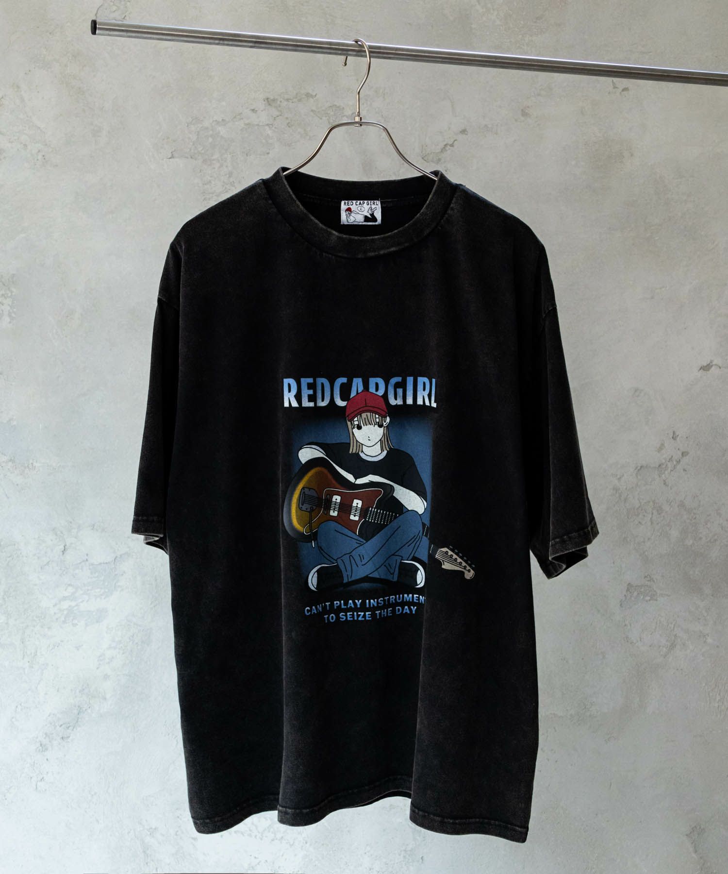 RED CAP GIRL スノーウォッシュ加工Tシャツ メンズ ネコポス 対応商品