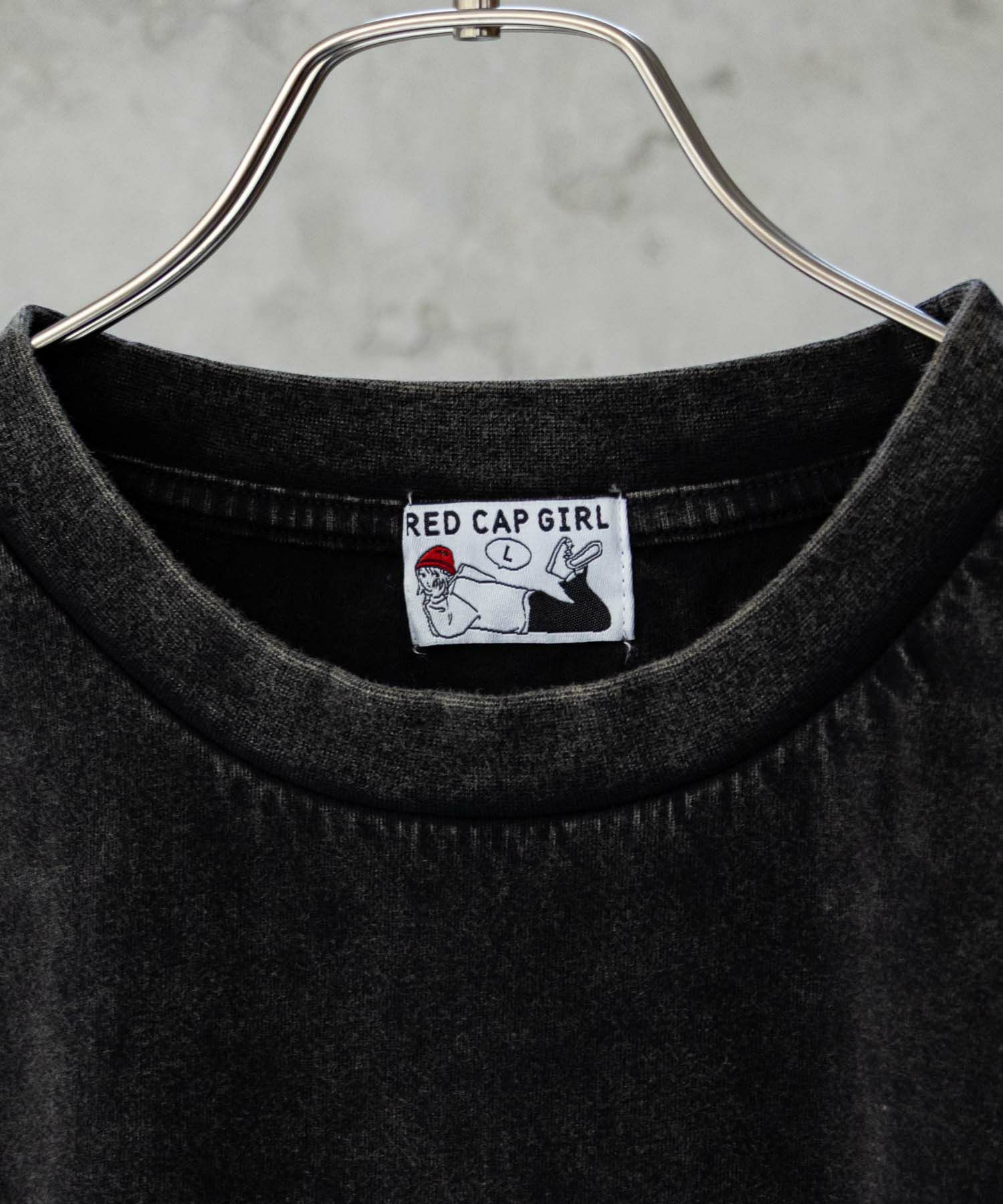 RED CAP GIRL スノーウォッシュ加工Tシャツ メンズ ネコポス 対応商品