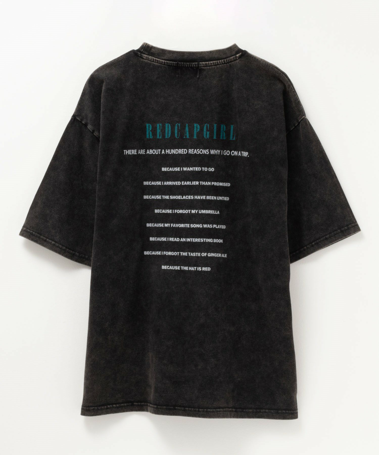 RED CAP GIRL スノーウォッシュ加工Tシャツ メンズ ネコポス 対応商品